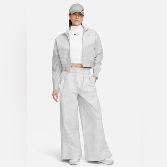 NIKE Forward White gray textured therma fit performance JACKET size small‎ new - Picture 9 of 11